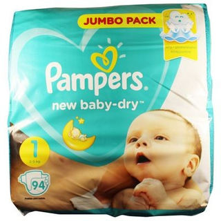 PAMPERS Подгузники New Baby-Dry Newborn №1 (2-5)94шт
